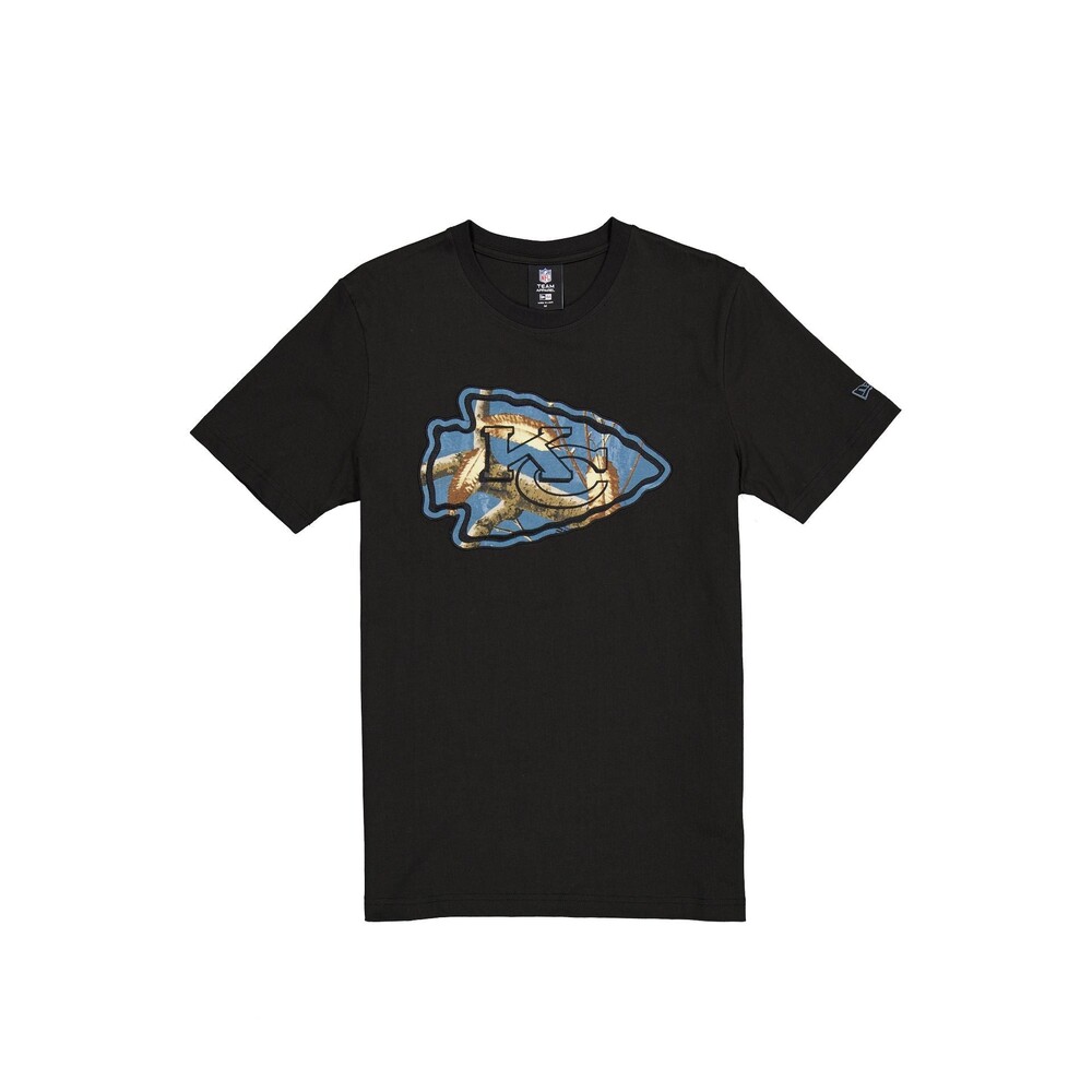 New Era Kansas City Chiefs Black Realtree T-Shirt - Size S